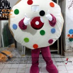 Almanya Happy Donazz Donut Maskot Kostüm