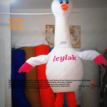 Leylek Maskot Kostümü / Azerbaycan
